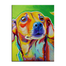 Load image into Gallery viewer, Image of a weiner dog painting