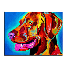 Load image into Gallery viewer, Oil Painting Vizsla Canvas Print Poster-Home Decor-Dogs, Home Decor, Poster, Vizsla-2