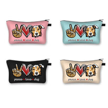 Load image into Gallery viewer, Peace, Love and Australian Shepherds Multipurpose Pouches-Accessories-Accessories, Australian Shepherd, Bags, Dogs-13