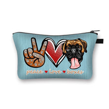 Load image into Gallery viewer, Peace, Love and Boxers Multipurpose Pouches-Accessories-Accessories, Bags, Boxer, Dogs-10