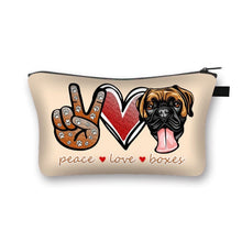 Load image into Gallery viewer, Peace, Love and Boxers Multipurpose Pouches-Accessories-Accessories, Bags, Boxer, Dogs-11