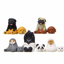 Load image into Gallery viewer, Peek-a-Boo Pugs and Friends Miniature Desktop OrnamentsHome Decor