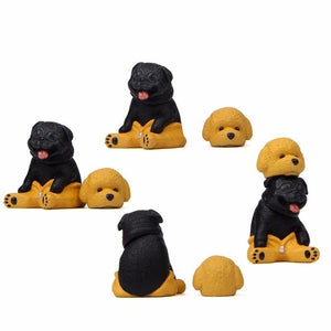 Peek-a-Boo Pugs and Friends Miniature Desktop OrnamentsHome Decor