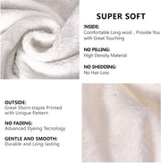 Fabric info of a peeping boston terrier blanket