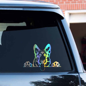 Peeping German Shepherd Vinyl Car Stickers-Car Accessories-Car Accessories, Car Sticker, Dogs, German Shepherd-2