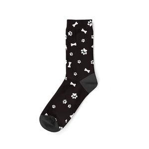 Personalized Custom Dog Socks - Perfect for Pet Lovers-Personalized Dog Gifts-Accessories, Personalized Dog Gifts, Socks-Summer-Dog Paws and Bones-Black-20