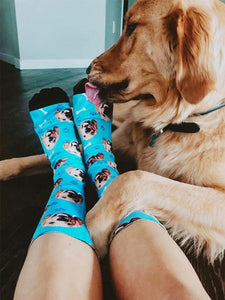 Personalized Custom Dog Socks - Perfect for Pet Lovers-Personalized Dog Gifts-Accessories, Personalized Dog Gifts, Socks-4