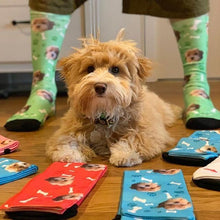 Load image into Gallery viewer, Personalized Custom Dog Socks - Perfect for Pet Lovers-Personalized Dog Gifts-Accessories, Personalized Dog Gifts, Socks-1