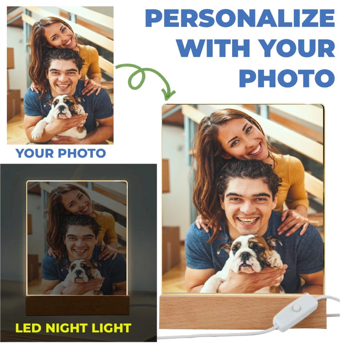 Personalized Dog Gifts: Paw-some Personalized LED Night Light-Personalized Dog Gifts-Dogs, Home Decor, Night Light, Personalized Dog Gifts-1