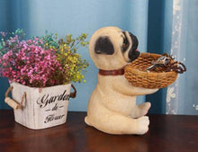 Load image into Gallery viewer, Pied Black and White French Bulldog Tabletop Organiser &amp; Piggy Bank StatueHome Decor