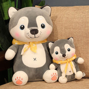 Plush Cotton Dog Stuffed Animals - Boston Terrier / French Bulldog, Husky, and Pug-Dogs, Home Decor, Soft Toy, Stuffed Animal-29