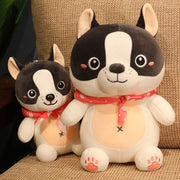 Plush Cotton Dog Stuffed Animals - Boston Terrier / French Bulldog, Husky, and Pug-Dogs, Home Decor, Soft Toy, Stuffed Animal-31