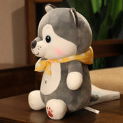 Plush Cotton Dog Stuffed Animals - Boston Terrier / French Bulldog, Husky, and Pug-Dogs, Home Decor, Soft Toy, Stuffed Animal-34