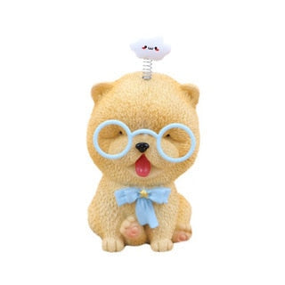 Pomeranian on My Mind Car Bobblehead-Car Accessories-Bobbleheads, Car Accessories, Dogs, Pomeranian-Chow Chow-17