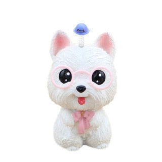 Pomeranian on My Mind Car Bobblehead-Car Accessories-Bobbleheads, Car Accessories, Dogs, Pomeranian-West Highland Terrier-8