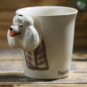 Poodle Love 3D Ceramic CupMug