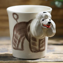 Load image into Gallery viewer, Poodle Love 3D Ceramic CupMug