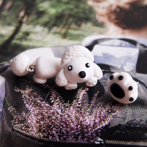 Poodle Love Handmade Polymer Clay EarringsDog Themed Jewellery