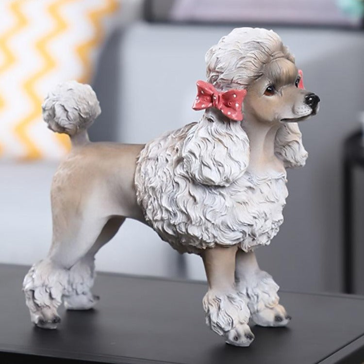 Poodle Love Large Resin Statue-Home Decor-Dogs, Home Decor, Poodle, Statue-1