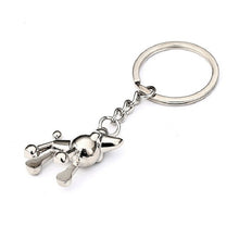 Load image into Gallery viewer, Poodle Love Metallic Keychains-Accessories-Accessories, Dogs, Keychain, Poodle-Silver-7