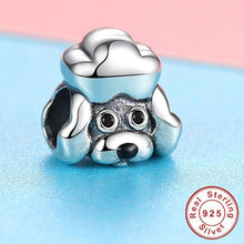 Load image into Gallery viewer, Poodle Love Silver Charm BeadDog Themed Jewellery