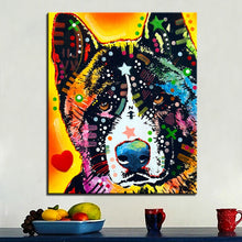 Load image into Gallery viewer, Pop Art Akita Canvas Print Poster-Home Decor-Akita, Dogs, Home Decor, Poster-1