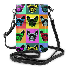 Load image into Gallery viewer, Pop Art Black French Bulldog Messenger Bag-Accessories-Accessories, Bags, Dogs, French Bulldog-10
