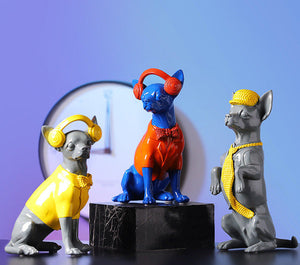 Pop Art Chihuahua Resin Statues-Home Decor-Chihuahua, Dogs, Home Decor, Statue-14