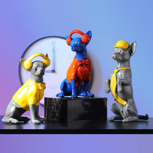 Pop Art Chihuahua Resin Statues-Home Decor-Chihuahua, Dogs, Home Decor, Statue-8
