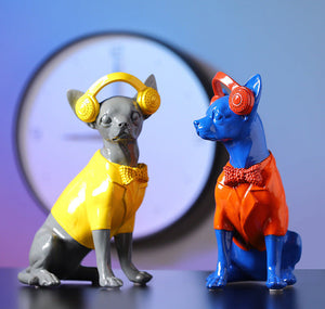 Pop Art Chihuahua Resin Statues-Home Decor-Chihuahua, Dogs, Home Decor, Statue-9