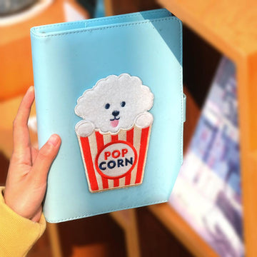 Pop Corn Bichon Frise Iron On Patch-Accessories-Accessories, Bichon Frise, Dogs, Patch-2