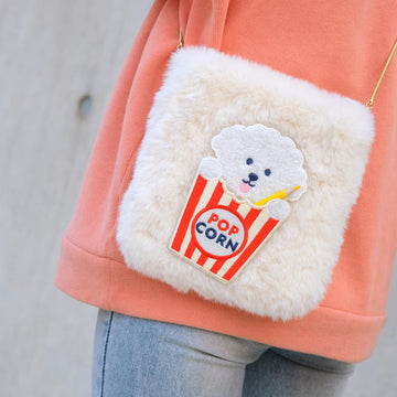 Pop Corn Bichon Frise Iron On Patch-Accessories-Accessories, Bichon Frise, Dogs, Patch-1