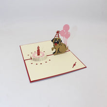 Load image into Gallery viewer, Pop Up Pug Love Birthday Cards- 3 pcs-Accessories-Dogs, Greeting Card, Home Decor, Pug-4