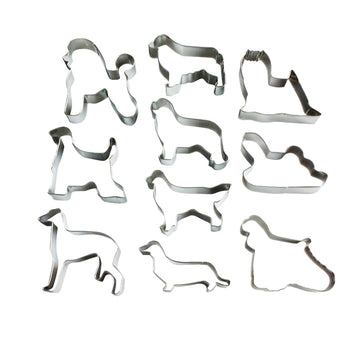 Doggo Love Cookie Cutters - 10 pcs-Home Decor-Baking, Black Labrador, Chocolate Labrador, Cocker Spaniel, Cookie Cutters, Dachshund, Doberman, Dogs, Golden Retriever, Irish Setter, Labrador, Poodle, Saint Bernard, Shar Pei, Shih Tzu-2
