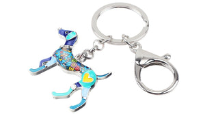 Beautiful Whippet Love Enamel Keychains-Accessories-Accessories, Dogs, Keychain, Whippet-8