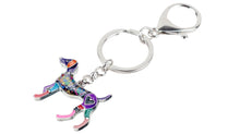 Load image into Gallery viewer, Beautiful Whippet Love Enamel Keychains-Accessories-Accessories, Dogs, Keychain, Whippet-9