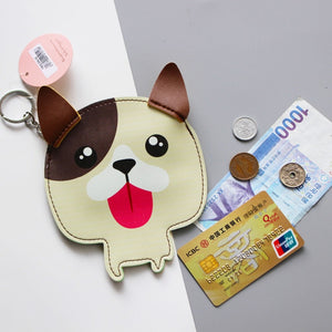 French Bulldog Love Coin Purse and Keychain-Accessories-Accessories, Bags, Dogs, French Bulldog, Keychain-French Bulldog-1