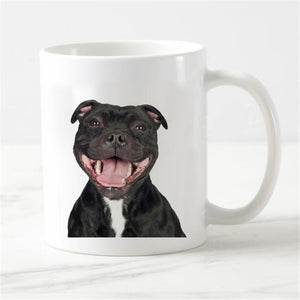 Color Changing Smiling Staffordshire Bull Terrier Love Coffee Mug-Mug-Dogs, Mugs, Staffordshire Bull Terrier-Normal-11 oz / 325 ml-2