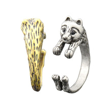 Load image into Gallery viewer, 3D Samoyed Finger Wrap Rings-Dog Themed Jewellery-Dogs, Jewellery, Ring, Samoyed-7