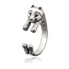 Load image into Gallery viewer, 3D Samoyed Finger Wrap Rings-Dog Themed Jewellery-Dogs, Jewellery, Ring, Samoyed-3
