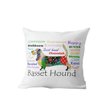 Load image into Gallery viewer, Why I Love My Doggo Cushion Covers-Home Decor-Cushion Cover, Dogs, Home Decor-One Size-Basset Hound-3