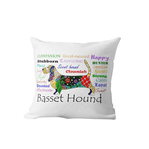 Why I Love My Collie Cushion Cover-Home Decor-Cushion Cover, Dogs, Home Decor, Rough Collie-One Size-Basset Hound-4