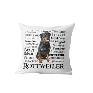 Why I Love My Collie Cushion Cover-Home Decor-Cushion Cover, Dogs, Home Decor, Rough Collie-One Size-Rottweiler-23