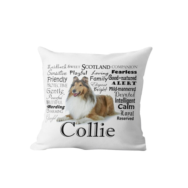 Why I Love My Collie Cushion Cover-Home Decor-Cushion Cover, Dogs, Home Decor, Rough Collie-One Size-Collie-1