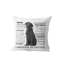 Load image into Gallery viewer, Why I Love My Doggo Cushion Covers-Home Decor-Cushion Cover, Dogs, Home Decor-One Size-Labrador - Black-17