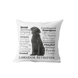 Why I Love My Doggo Cushion Covers-Home Decor-Cushion Cover, Dogs, Home Decor-One Size-Labrador - Black-17