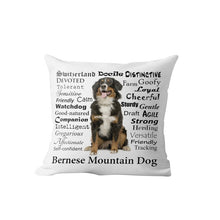 Load image into Gallery viewer, Why I Love My Keeshond Cushion Cover-Home Decor-Cushion Cover, Dogs, Home Decor, Keeshond-One Size-Bernese Mountain Dog-6