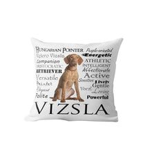 Load image into Gallery viewer, Why I Love My Doggo Cushion Covers-Home Decor-Cushion Cover, Dogs, Home Decor-45x45cm-Vizsla-29