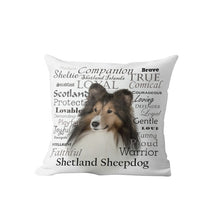 Load image into Gallery viewer, Why I Love My Shetland Sheepdog Cushion Cover-Home Decor-Cushion Cover, Dogs, Home Decor, Rough Collie, Shetland Sheepdog-One Size-Shetland Sheepdog-1