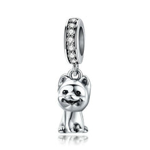 Load image into Gallery viewer, Pomeranian Love Silver Pendant-Dog Themed Jewellery-Charm Beads, Dogs, Jewellery, Pomeranian-4